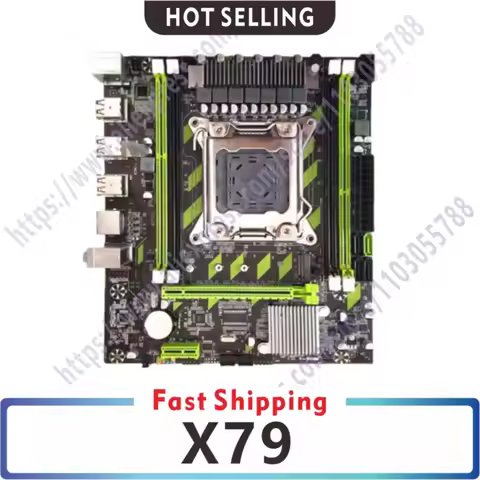 X79 Desktop Motherboard 2011 Xeon E5 CPU Processor DDR3
