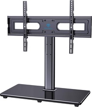 PERLESMITH Swivel Universal TV Stand Mount for 32-80 Inch LCD OLED Flat/Curved Screen TVs up to 99lb