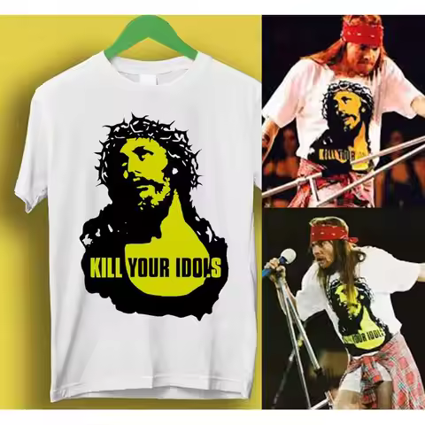Hot Kill Your Idols T Shirt As Worn By Axl Rose