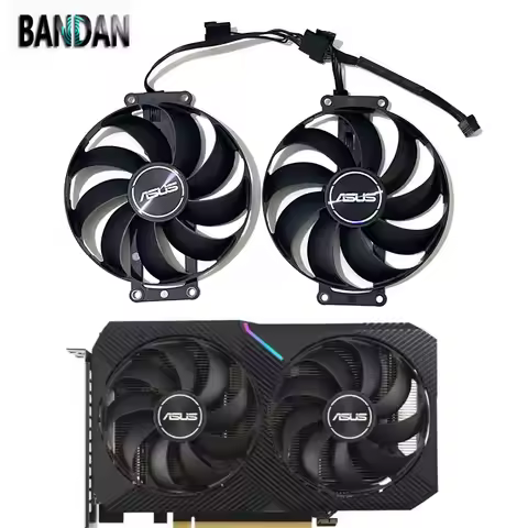 NEW Original 1 SET RTX3060 GPU 87MM Cooling Fan For ASUS Dual RTX 3050 3060 3060TI Mini GTX 1650 166