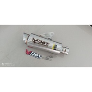 Racingknalpot DST racingOriginal type R1 sarangan half inlet 38mm universal racing exhaust