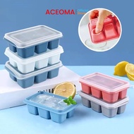 Silicone Ice Cube Tray with Lid Ice Cube Tray 6-Section Ice Cube Tray