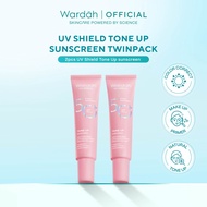 [HOT PRICE][TWINPACK] Wardah Tone Up Sunscreen - Brighten Dull Skin with SPF 50 PA+++|Raya Glow, Fre