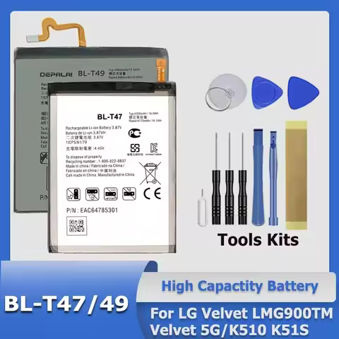 High Quality BL-T47 BL-T46 BL-T49 BL-T48 Batteries For LG V60 ThinQ LMV600VM STYLO 6 LM-Q730MM K510 