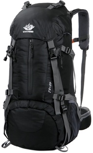 50L Hiking Backpack Men Camping Backpack with rain cover 45l+5l Lightweight Backpacking Backpack Tra