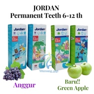 Jordan Children's Toothpaste PERMANENT TEETH 6 Years And Over Kids Toothpaste