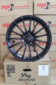 (4วง) ล้อแม็กลาย RS05/H-7 ขอบ18 กว้าง8.5 นิ้ว 5รู114.3 ออฟ35 MATT BLACK/YUSTA