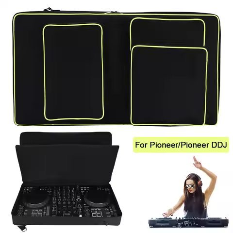 Carrying Case Shockproof Portable Carrying DJ Gig Bag with Adjustable Shoulder Strap for Pioneer DDJ