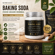 Baking Soda Murni Halal 250gr - Baking Soda Herbal Food Grade By Kimiaku