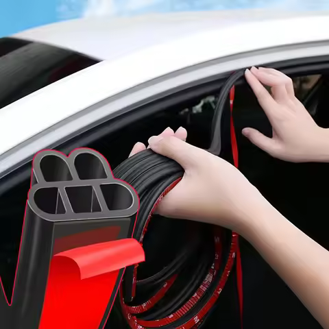 Car Door Rubber Seal Strip Auto Door Seals Accessory For Peugeot 206 307 308 207 Chevrolet Cruze Bmw