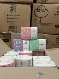 Giấy ăn gấu trúc thùng giấy ăn rút 30 gói cao cấp ORGANIC