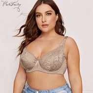 Parifairy Women Deep V Sexy Cotton Push Up Bra & Underwear (34E - 44E)