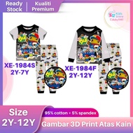 𝐂𝐚𝐥𝐮𝐛𝐲 Baju Didi And Friends The Movie Summer Pyjamas Kids Baju Tidur Budak Perempuan Boys Sleepwear