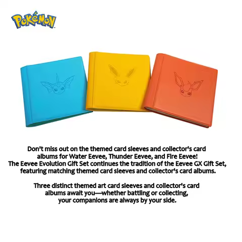 Genuine Pokemon TCG Cards | Eevee Card Sleeves & Binder, In Stock & Fast Shipping