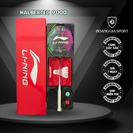 Vợt Cầu Lông Lining Halbertec 9000 Full Hộp - Căng Sẵn Dây Trợ Lực Kèm Quấn Cán Móc Khóa Túi Đựng