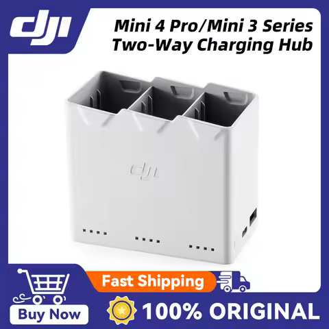 DJI Mini 4 Pro/Mini 3 Series Two-Way Charging Hub Charge three Batteries at Once Easy to carry Origi