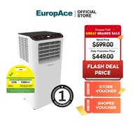 [NEA Energy Compliant] EuropAce Single/Dual Hose Portable Air Conditioner | Energy Saving, Powerful,