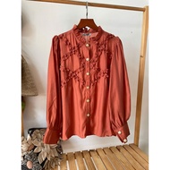 (Liquidation of personal items) CChat ruffle shirt