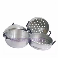 periuk kukus stainless steel periuk kukus Aluminium Steam Pot / Periuk Kukus (30cm)
