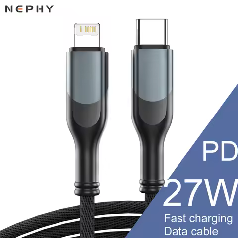 PD 27W USB Type C Cable For iPhone 14 13 12 11 Pro Max XS X iPad mini Macbook air Fast Charge USBC t