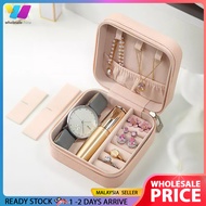WHOLESALE | Leather Jewelry Organizer Case Portable Jewellery Storage Box Bracelet Rings Earring Pen