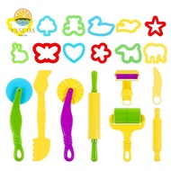 LARGLO Playdough Model Tool, Plastic 3D 3D Plasticine Tools, Modeling Clay Accessories Creative Tool