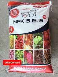 PROMO- PAK TANI PUPUK NPK 15-15-15 + TE KEMASAN PABRIK 25 KG -QISHOP14