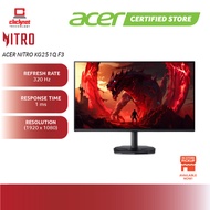 ACER NITRO KG251Q F3 24.5" GAMING MONITOR-BLACK (24.5" IPS FHD / 1MS / 320HZ / AMD FREESYNC / HD MI 