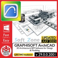 GRAPHISOFT ArchiCAD 29.0.0.2001 - 3D Architectural BIM Software for Design & Modeling | Windows - SO