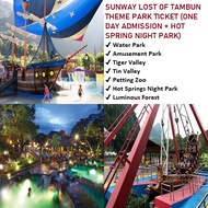 Lost World of Tambun Theme Park Ticket + Hot Spring Night Park (1 Day Combo Ticket)