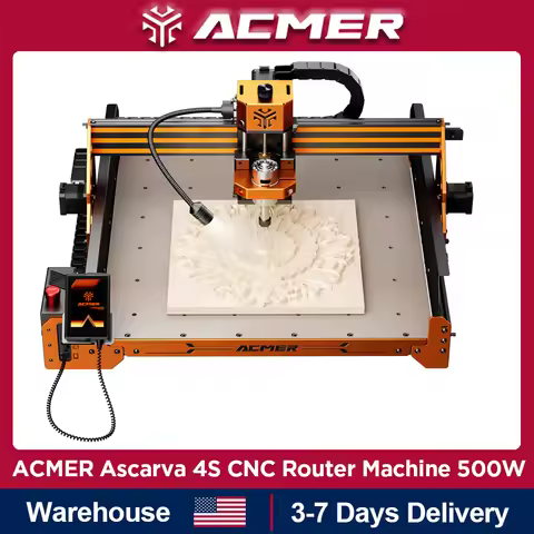 ACMER 4S 70WCNC Router Machine 3 Axis Control LED Touchscreen Emergency-Stop Upgradable for Wood Pla