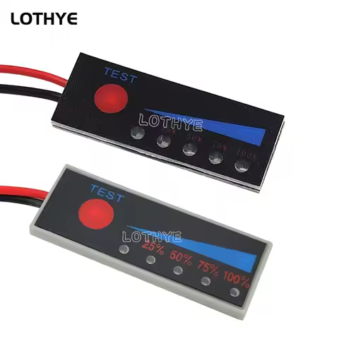 3.7V 2S 3S 4S 18650 Lipo Li-ion Lithium Battery Lead Acid Battery Power Display Level Tester 12V Cap