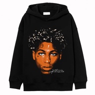 เสื้อยืดคอกลมแขนสั้นผ้าฝ้ายแท้สไตล์ฮิปฮอป ทรงหลวม สำหรับผู้ชาย ฤดูร้อน 2024 Lotus Alley แฟชั่นลำลอง 