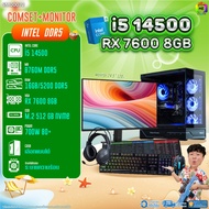 COMSET + MONITOR/ BONMECOM2 ครบเซ็ตพร้อมจอ/ CPU I5 14500/ RX 7600 8GB/DDR5