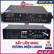 Âm Ly Karaoke Liền Vang Vương Miện LA800 2x800W Chống Hú Bluetooth - Cục Đẩy Liền Vang Crown LA800 C
