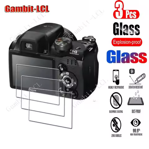 3PCS Tempered Glass For Fujifilm X100VI X100V X-T4 X-E4 XT1 XT2 XA3 XA5 XA10 XA20 XT30 XT50 Camera S