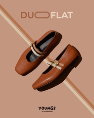 YOUNGS DUO FLAT รองเท้าแฟลต ส้นแบน💥 ( MADE TO ORDER 14-20 DAY ) 💥