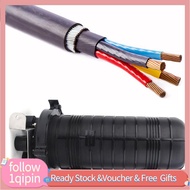 1qipin.my Large Capacity IP68 Fiber Optic Splice Enclosure for Cable Connection and  with Adjustable
