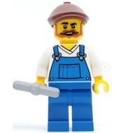LEGO TWN492 Creator Icons 10326 Natural History Museum - Window Washer Minifigure