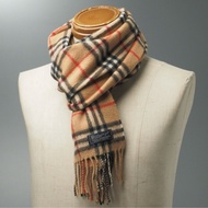 BURBERRY經典格紋羔羊毛圍巾✨