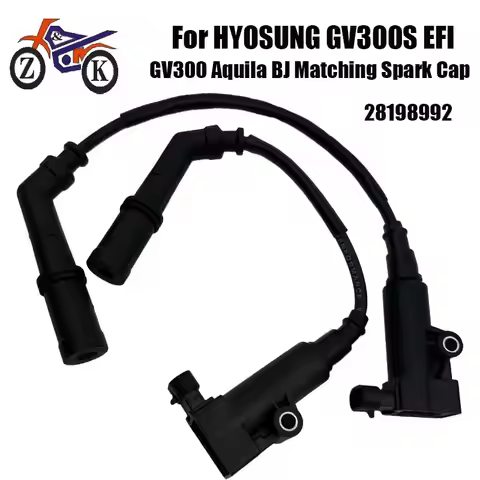 1PCS Motorcycle Ignition Coil For HYOSUNG GV300 GV300S EFI 2019-2023 Aquila BJ Matching spark cap Bo