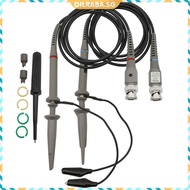 ✥Dilraba✥【In Stock】 P6100 BNC Oscilloscope Probe Kit 100MHz BNC Connector for Oscilloscope Clamp Pro