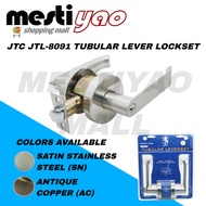 JTC JTL-8091 SN/AC Tubular Lever Lockset/Kunci Pintu Rumah/Tombol Pintu Rumah
