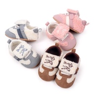 [RUBY SHOP Baby & Mommy] Super Cute~QQ Velvet Folding Soft Rubber Sole German Training Shoes Casual 
