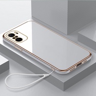 Casing Xiaomi Poco F4 / F4 GT / F3 / F3 GT / F2 Pro / F5 / F5 Pro Case Lanyard Plating Cover Solid C