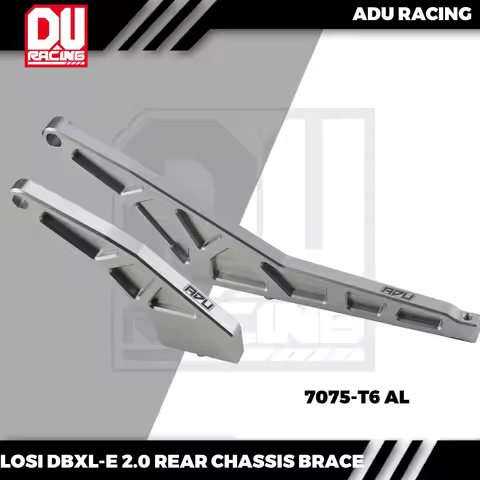 ADU Racing 7075-T6 AL Rear Chassis Bracket Brace for Losi DBXL-E 2.0 Desert Buggy RC CAR
