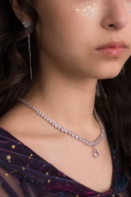 SUNSHOWER : 梅雨皓石項鍊