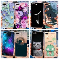 Compatible For iPhone 7 8 Plus SE 2020 Phone Case Fashion Flower Astronaut Shockproof Silicone Casing Clear Soft Cover
