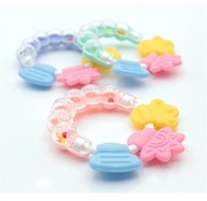 Cartoon Baby Teether Educational Mobiles Toys Teeth Biting Baby Rattle Toy Bed Bell Silicone Handbel