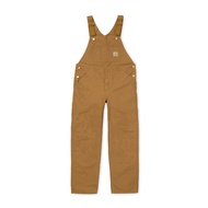 🏅Carhartt Kahart Retro Workwear Denim Suspender Pants Loose Trendy Straight-Leg Pants Men and Women